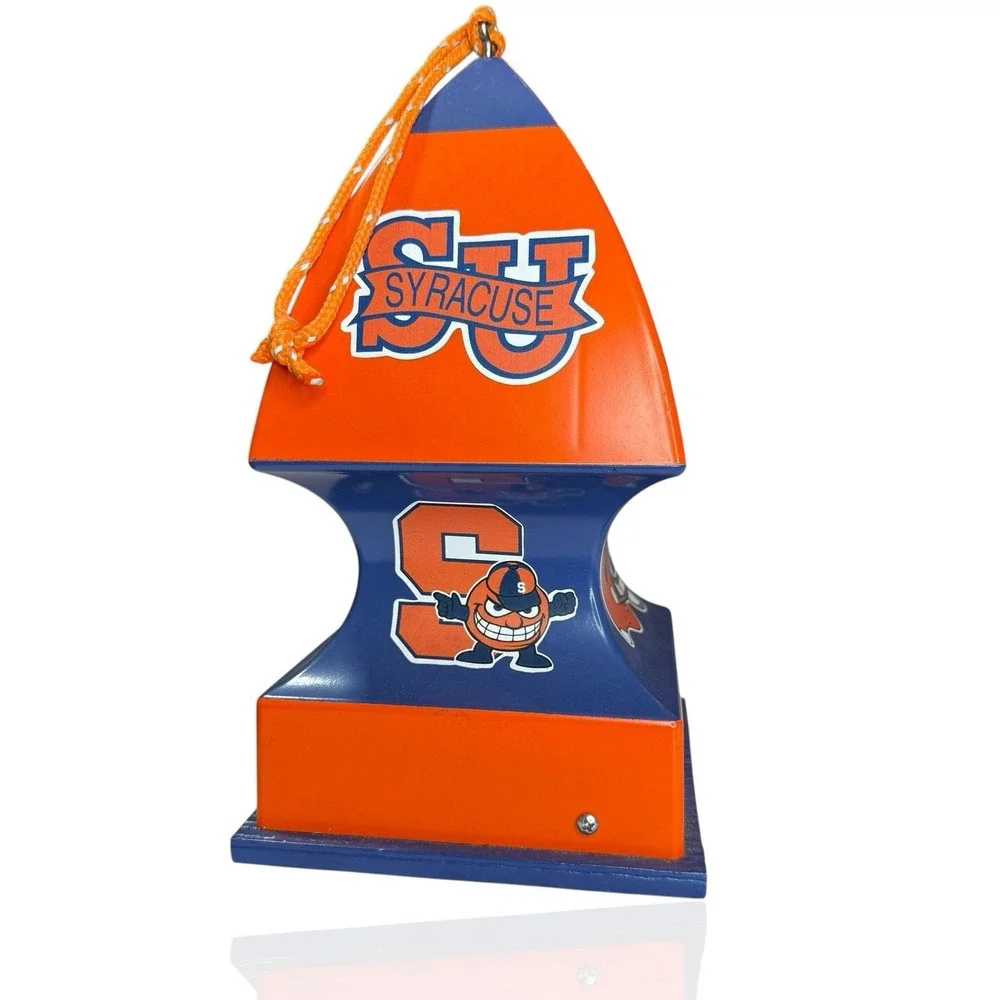 Syracuse University Football Bird House Homemade Buoy Shape NCAA‎ Otto SU NY